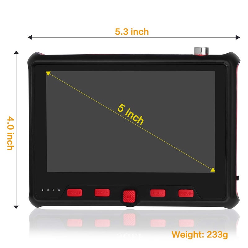 SGEF 5 '' Wrist CCTV Tester Analog Camera Moniton,Professional All-in-One Tester for CCTV Installation and troubleshooting(6800ACT) - Image 2